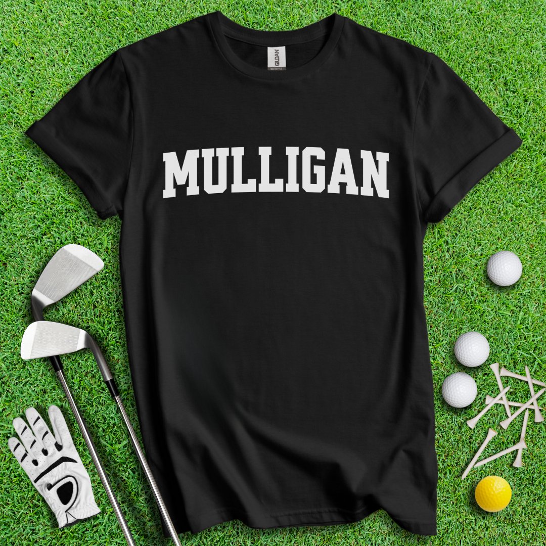 Simple Mulligan Text T-shirt - TeeHee Golf Gear