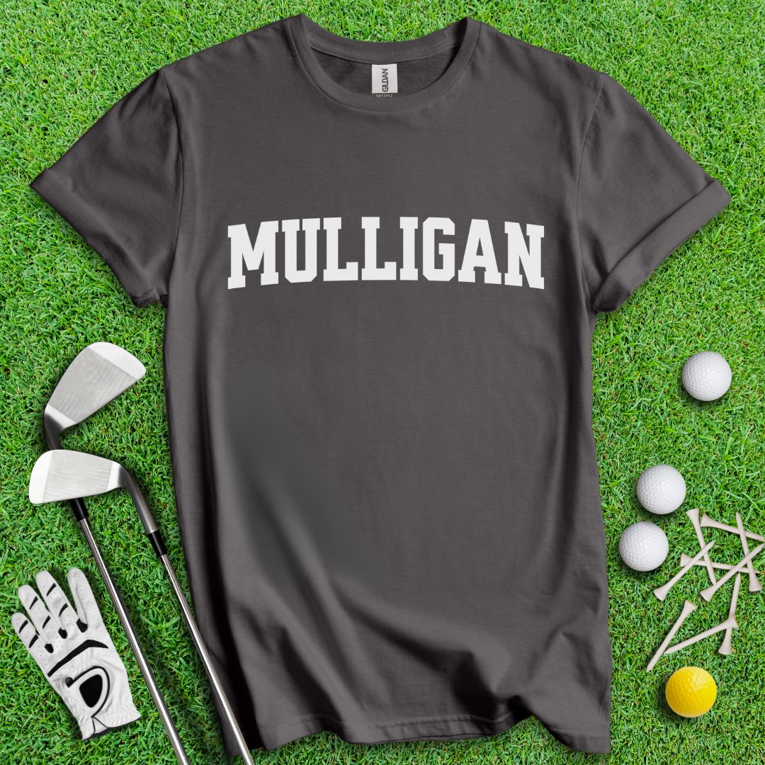 Simple Mulligan Text T-shirt - TeeHee Golf Gear