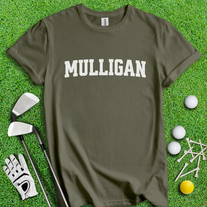 Simple Mulligan Text T-shirt - TeeHee Golf Gear