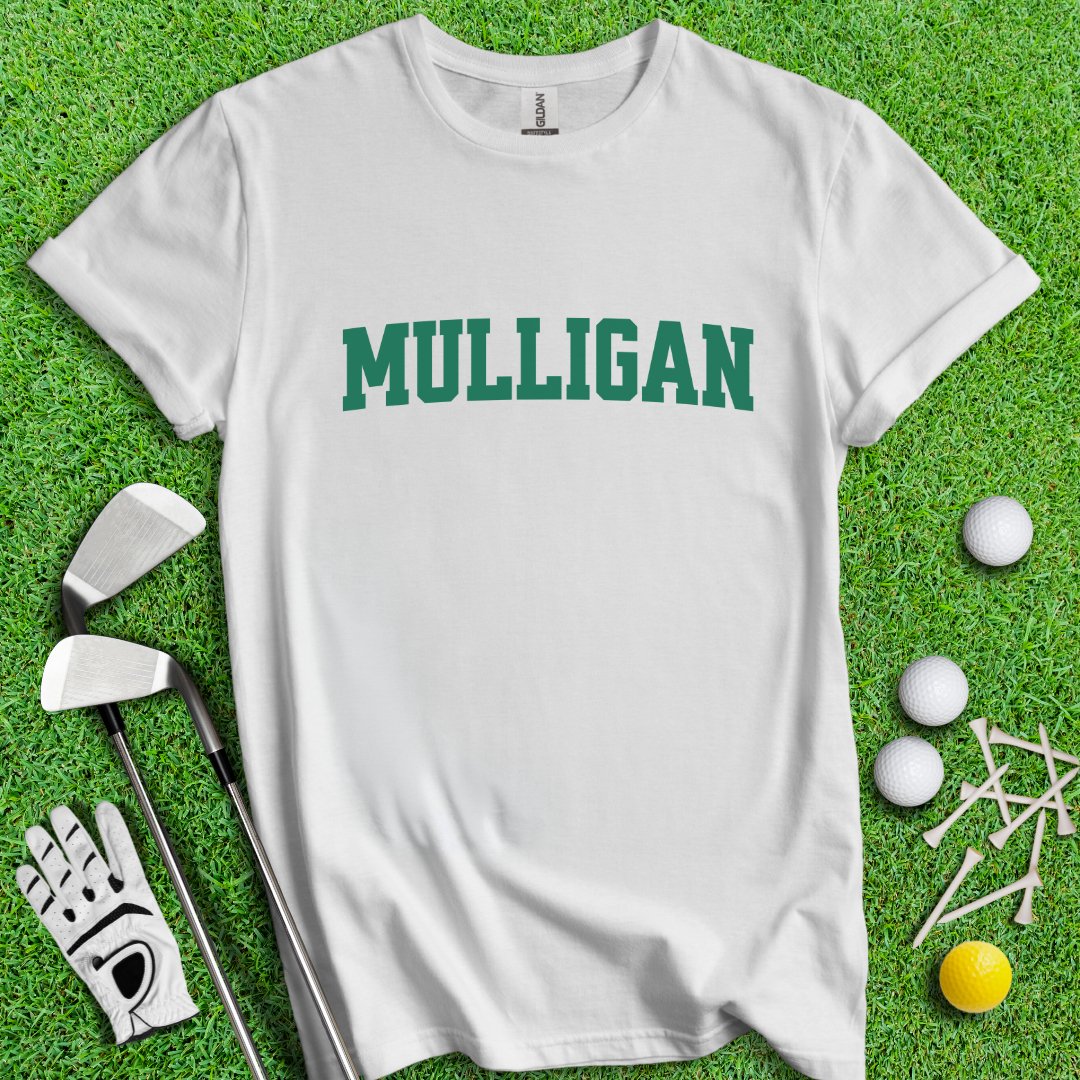 Simple Mulligan Text T-shirt - TeeHee Golf Gear