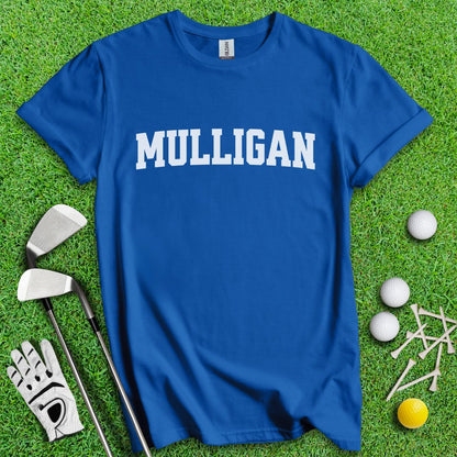 Simple Mulligan Text T-shirt - TeeHee Golf Gear