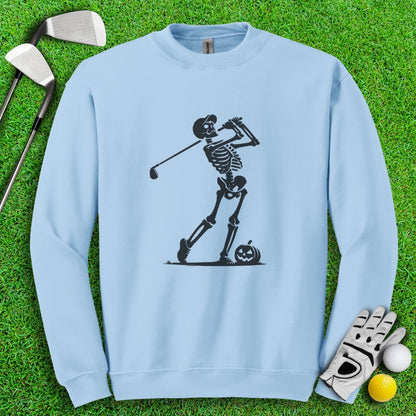 Skeleton Golfer Crewneck - TeeHee Golf Gear