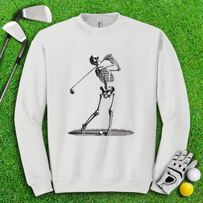 Skeleton Golfer Crewneck - TeeHee Golf Gear