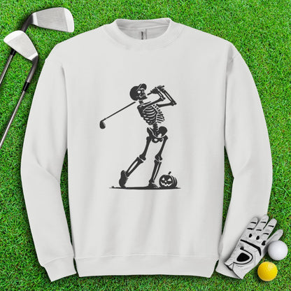 Skeleton Golfer Crewneck - TeeHee Golf Gear