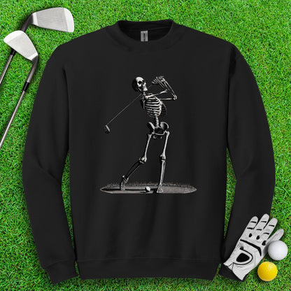 Skeleton Golfer Crewneck - TeeHee Golf Gear