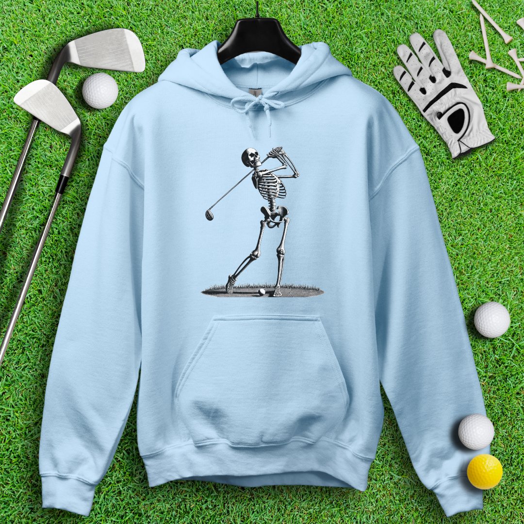 Skeleton Golfer Hoodie - TeeHee Golf Gear