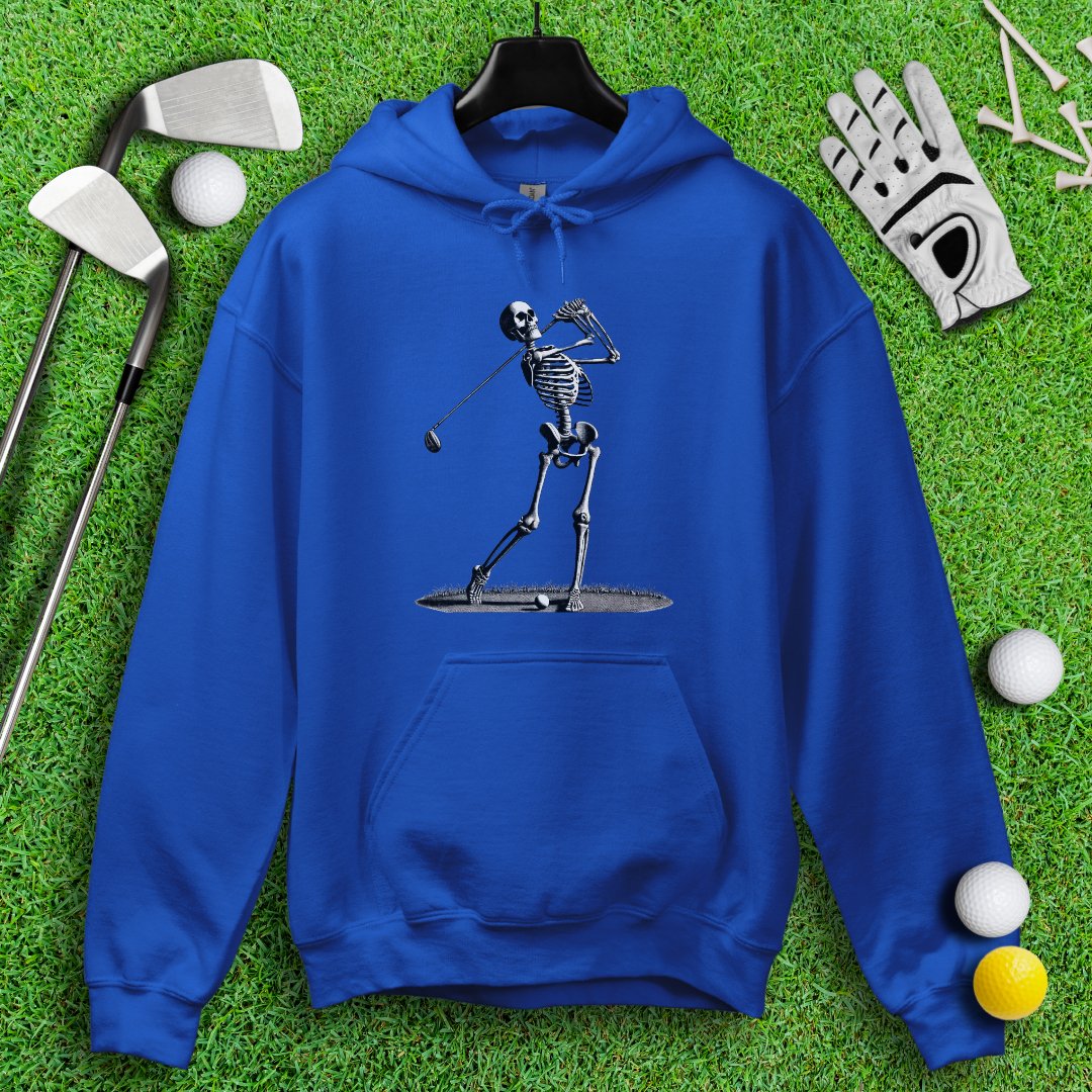 Skeleton Golfer Hoodie - TeeHee Golf Gear