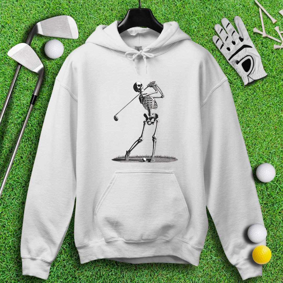 Skeleton Golfer Hoodie - TeeHee Golf Gear