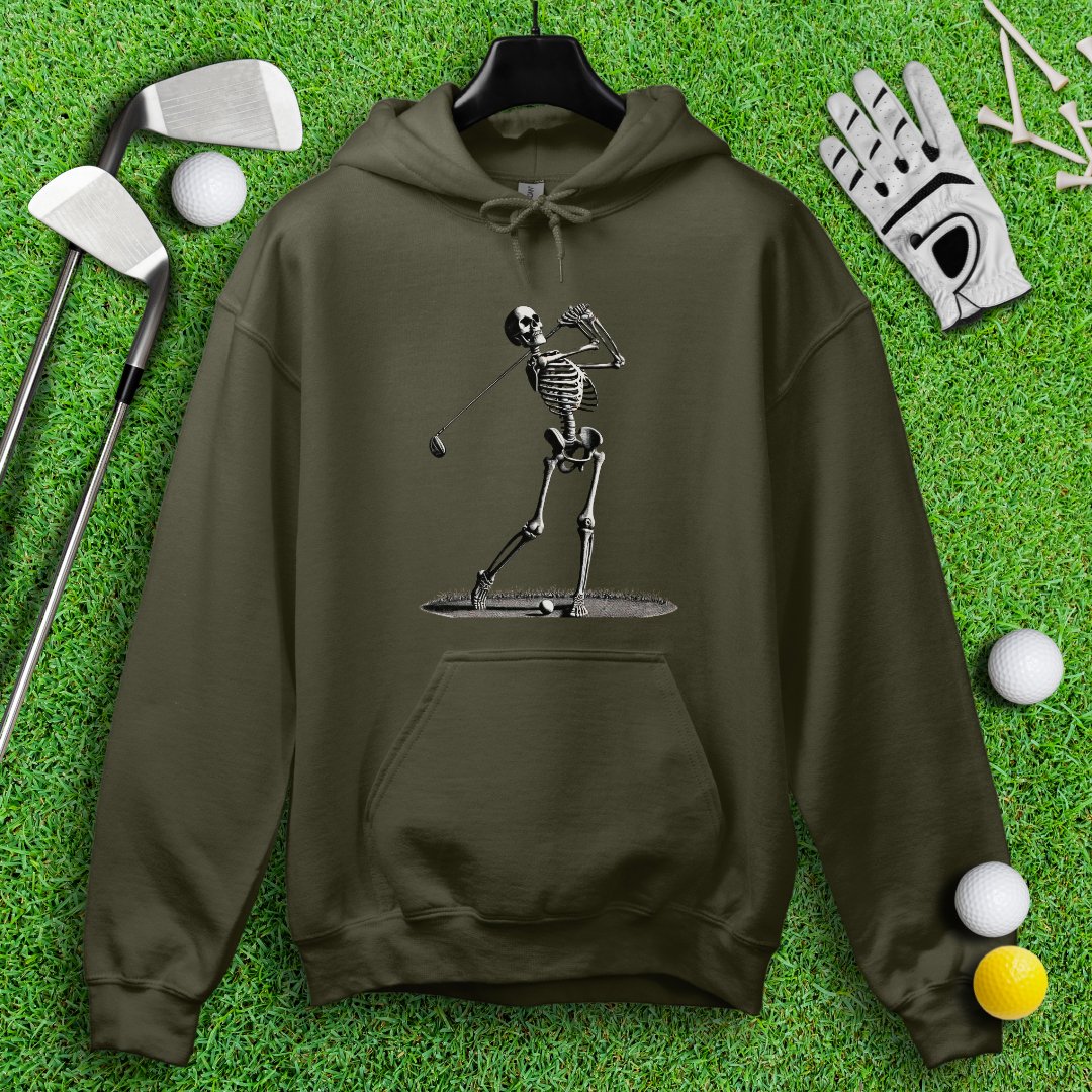 Skeleton Golfer Hoodie - TeeHee Golf Gear