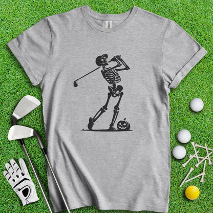 Skeleton Golfer T-Shirt - TeeHee Golf Gear