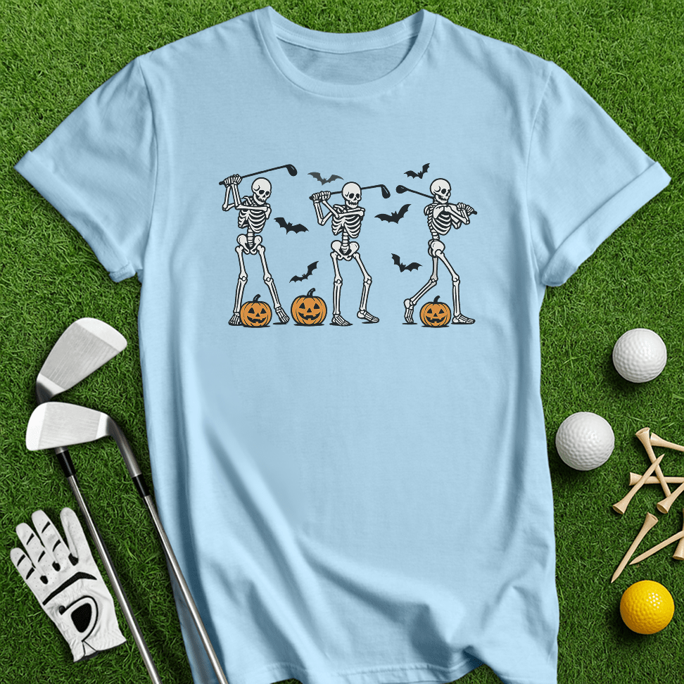 Skeleton Golfers T-shirt - TeeHee Golf Gear