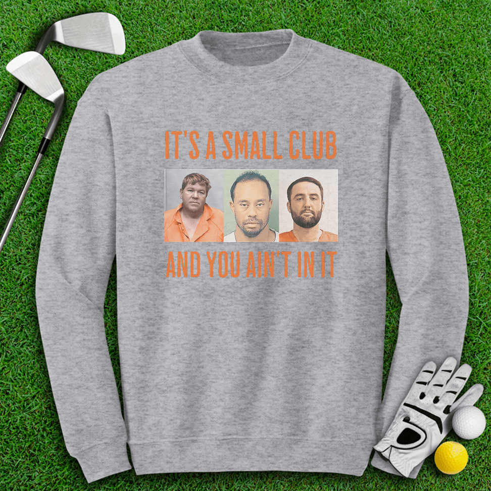 Small Club Mugshot Crewneck - TeeHee Golf Gear