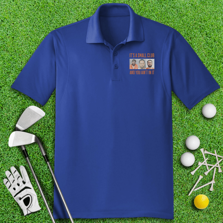Small Club Mugshot Polo Shirt - TeeHee Golf Gear