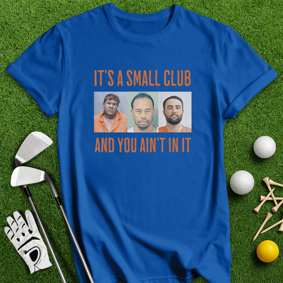 Small Club Mugshot T-shirt - TeeHee Golf Gear