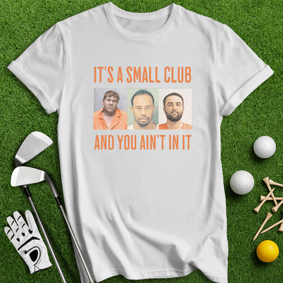 Small Club Mugshot T-shirt - TeeHee Golf Gear