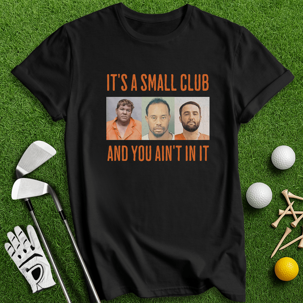 Small Club Mugshot T-shirt - TeeHee Golf Gear