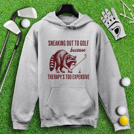 Sneaking Out to Golf Raccoon Hoodie - TeeHee Golf Gear