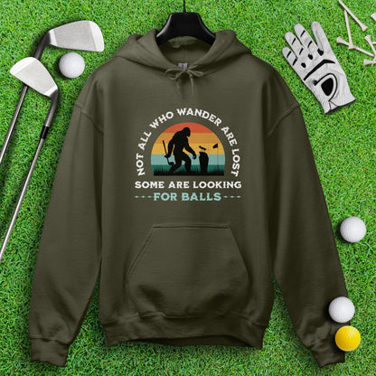 Some Just Looking for Bigfoot and Golf Balls Hoodie - TeeHee Golf Gear