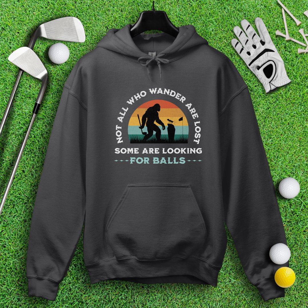 Some Just Looking for Bigfoot and Golf Balls Hoodie - TeeHee Golf Gear