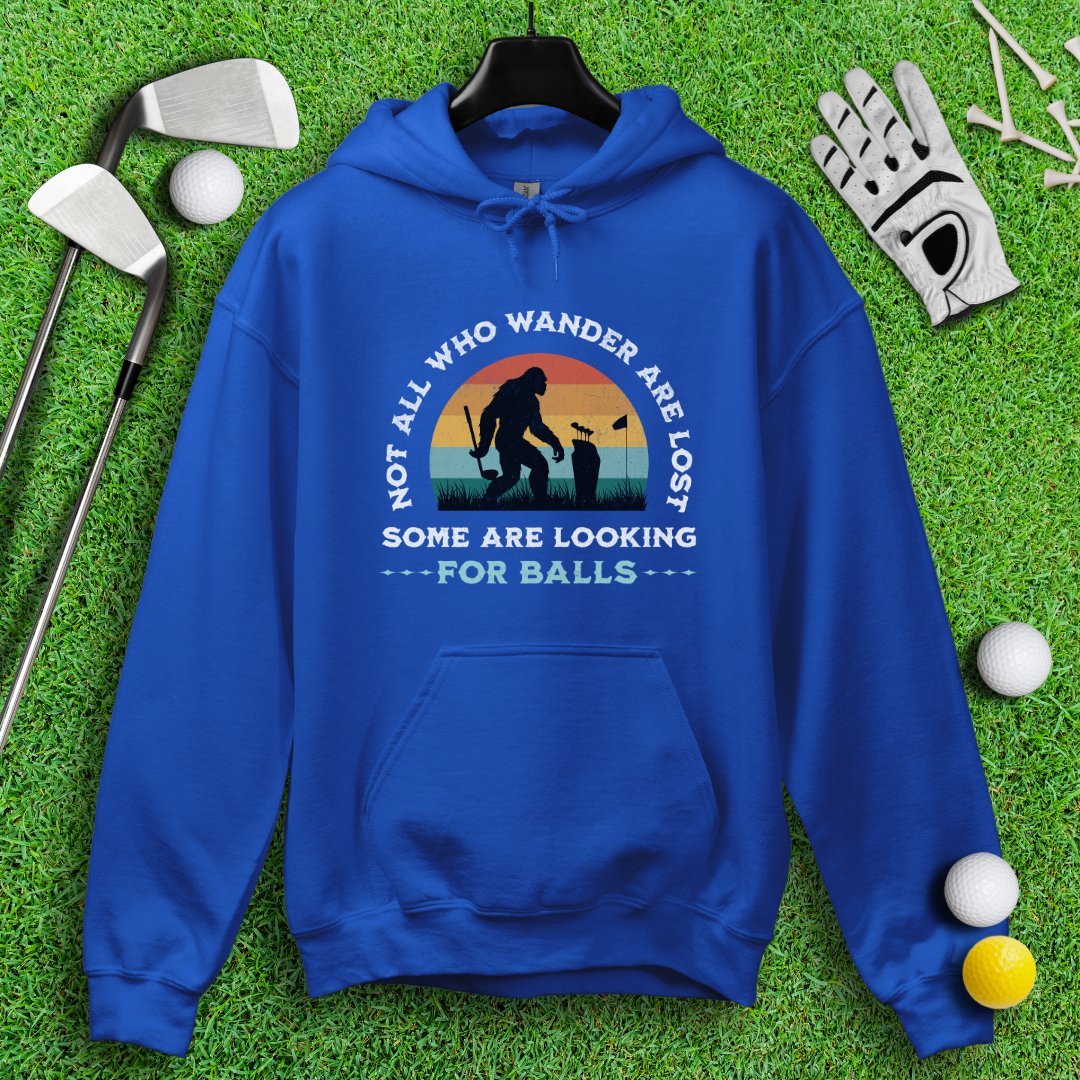 Some Just Looking for Bigfoot and Golf Balls Hoodie - TeeHee Golf Gear