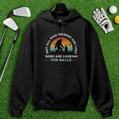Some Just Looking for Bigfoot and Golf Balls Hoodie - TeeHee Golf Gear