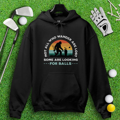 Some Just Looking for Bigfoot and Golf Balls Hoodie - TeeHee Golf Gear