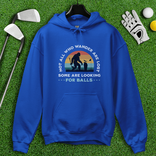 Some Just Looking for Bigfoot and Golf Balls Hoodie - TeeHee Golf Gear