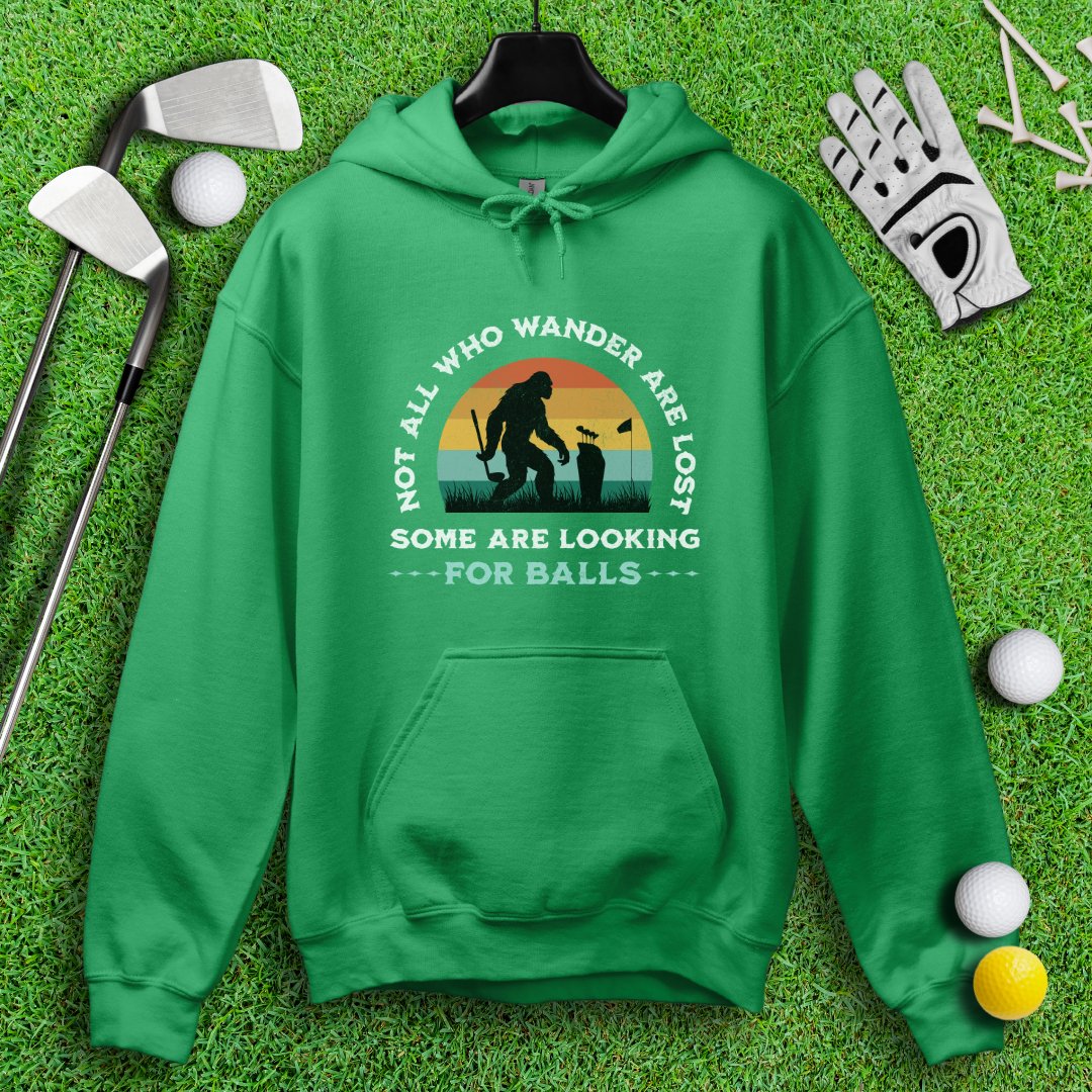 Some Just Looking for Bigfoot and Golf Balls Hoodie - TeeHee Golf Gear