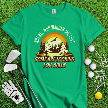 Some Just Looking for Bigfoot and Golf Balls T - Shirt - TeeHee Golf Gear