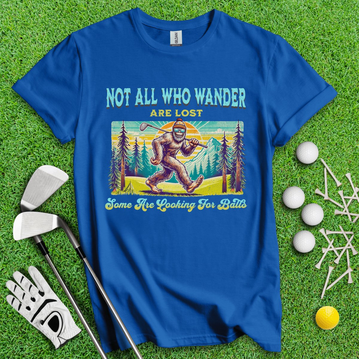 Some Just Looking for Bigfoot and Golf Balls T - Shirt - TeeHee Golf Gear