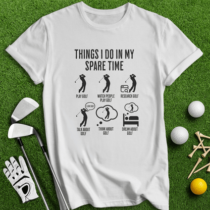 Spare Time Golf T-Shirt - TeeHee Golf Gear