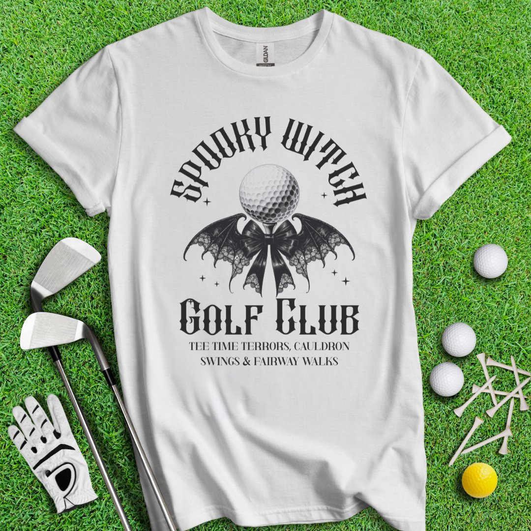 Spooky Witch Golf Club T-Shirt - TeeHee Golf Gear