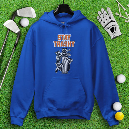 Stay Trashy Raccoon Golf Hoodie - TeeHee Golf Gear