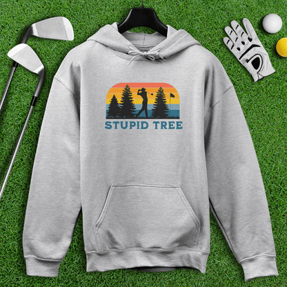 Stupid Tree Retro Sunset Hoodie - TeeHee Golf Gear