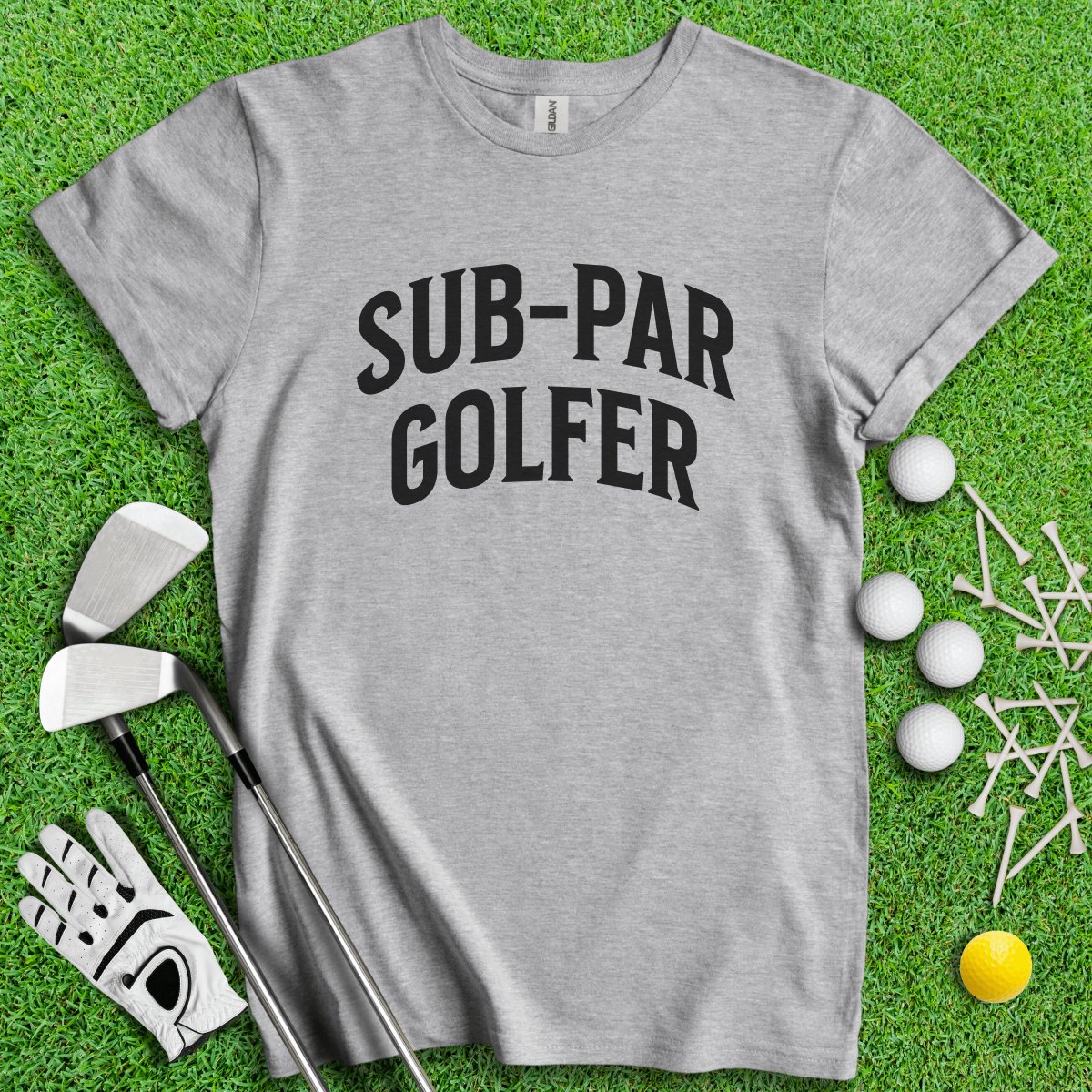 Sub - Par Golfer T - Shirt - TeeHee Golf Gear