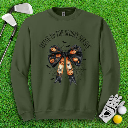 Tee Up For Spooky Season Crewneck - TeeHee Golf Gear