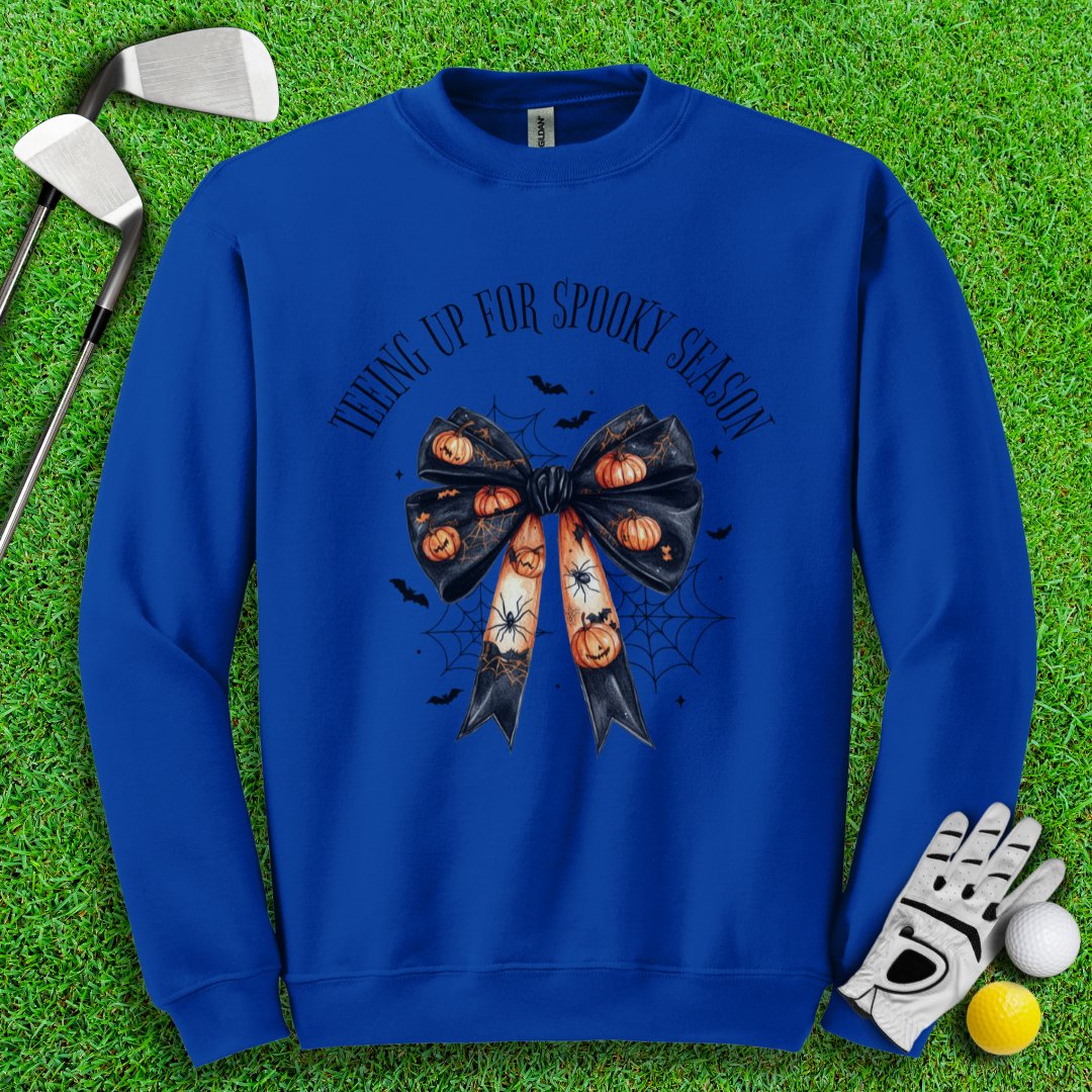 Tee Up For Spooky Season Crewneck - TeeHee Golf Gear