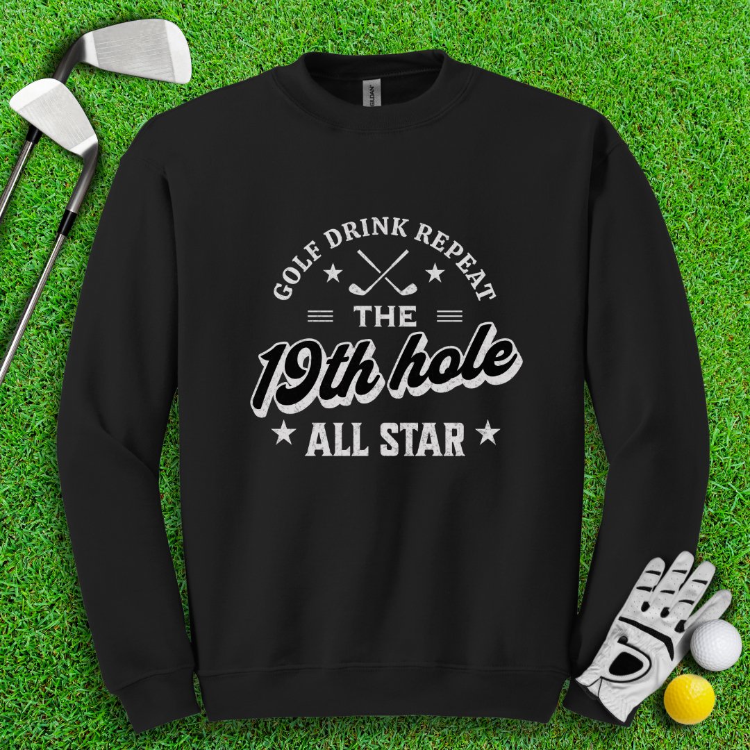 The 19th Hole All Star Crewneck - TeeHee Golf Gear