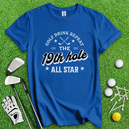 The 19th Hole All Star T-Shirt - TeeHee Golf Gear