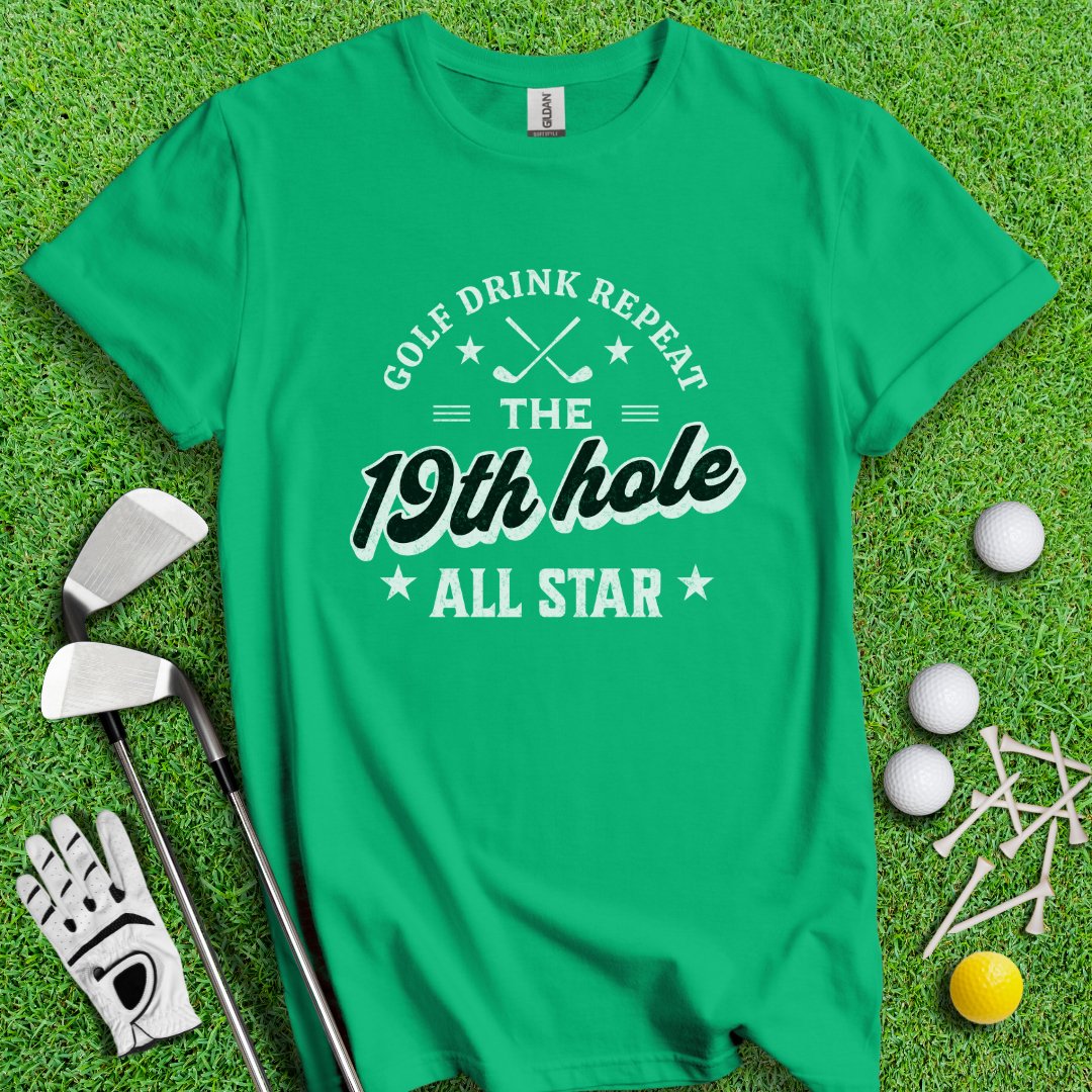 The 19th Hole All Star T-Shirt - TeeHee Golf Gear