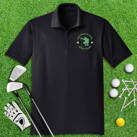 The Hole In None Club Polo Shirt - TeeHee Golf Gear