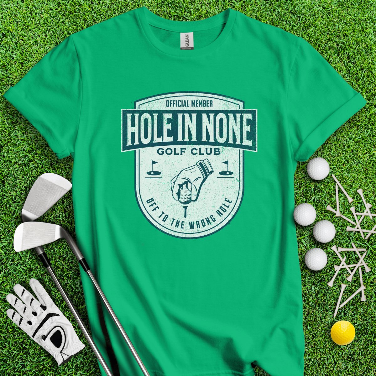 The Hole In None Golf Club T - Shirt - TeeHee Golf Gear