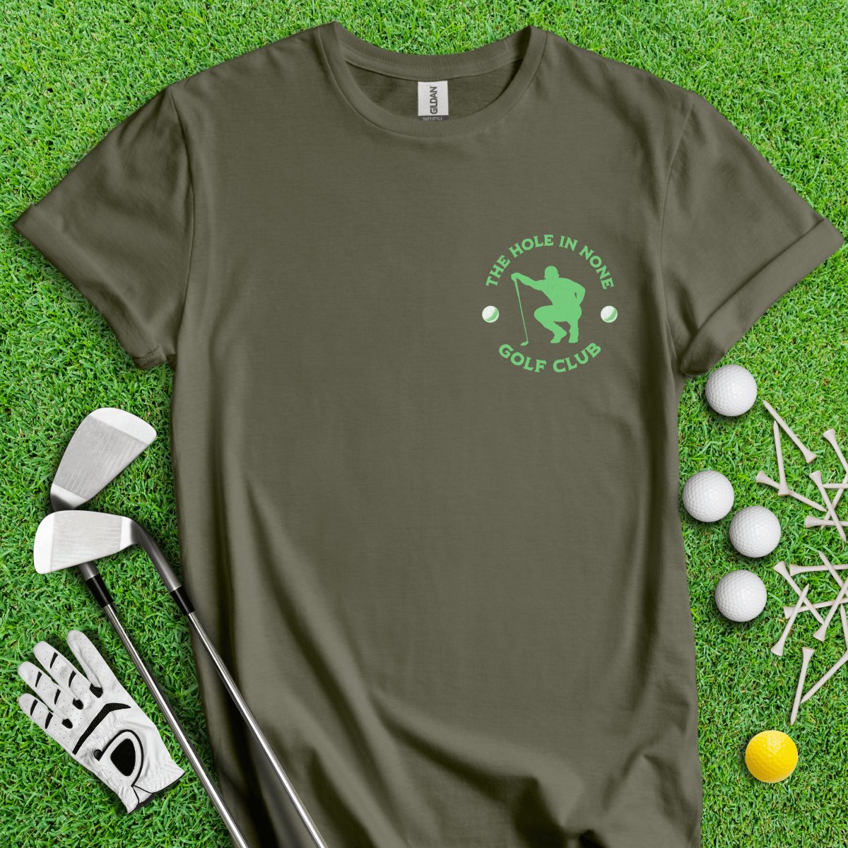 The Hole In None Golf Club T - Shirt - TeeHee Golf Gear