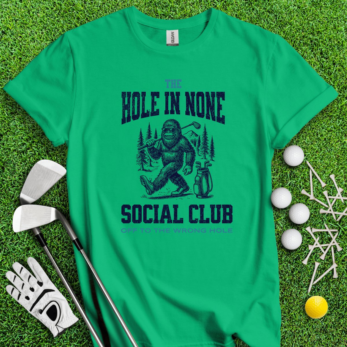 The Hole In None Social Club T - Shirt - TeeHee Golf Gear