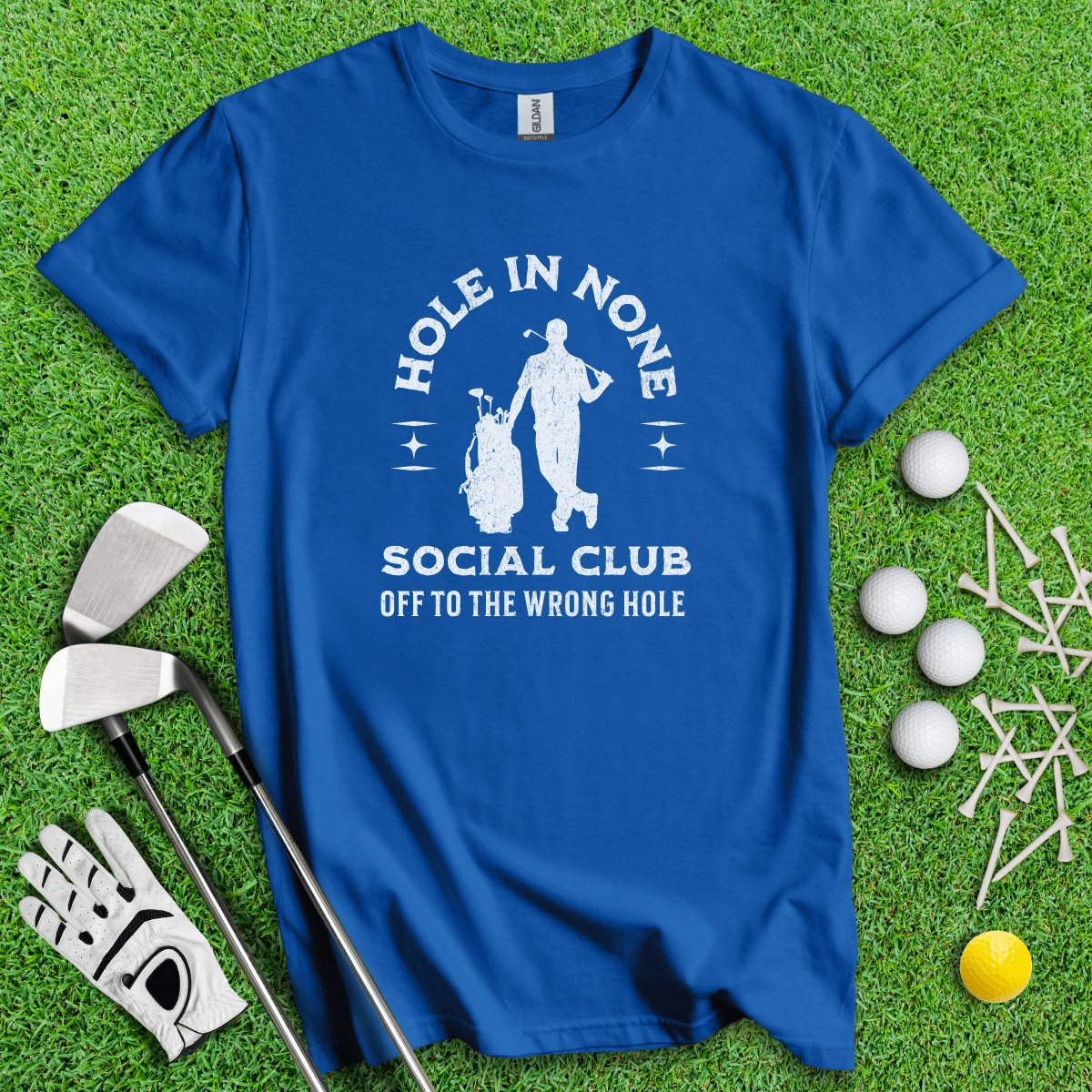 The Hole In None Social Club T - Shirt - TeeHee Golf Gear