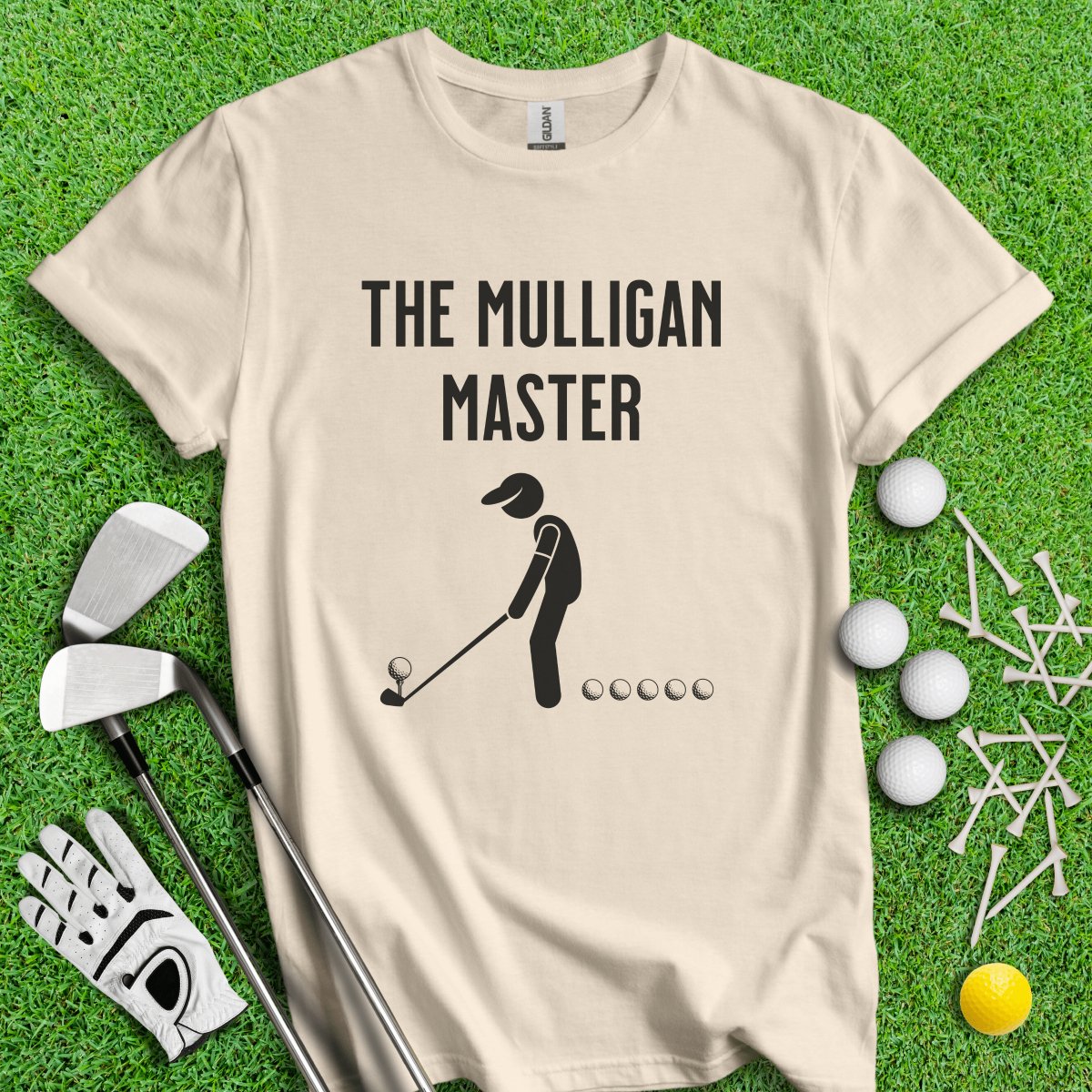 The Mulligan Master Funny Golf T - Shirt - TeeHee Golf Gear