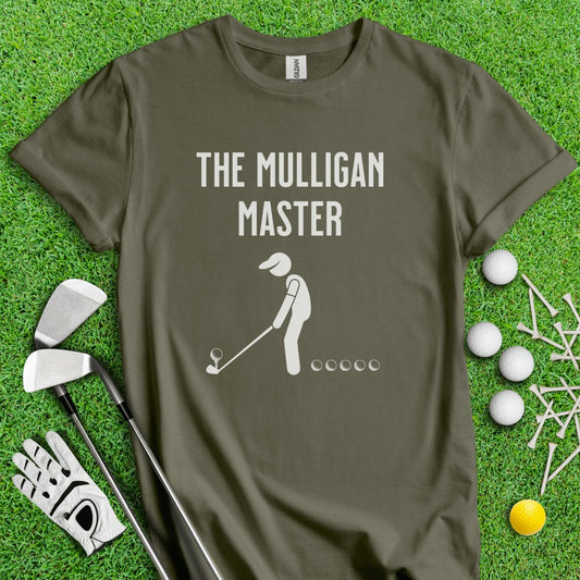 The Mulligan Master Funny Golf T - Shirt - TeeHee Golf Gear