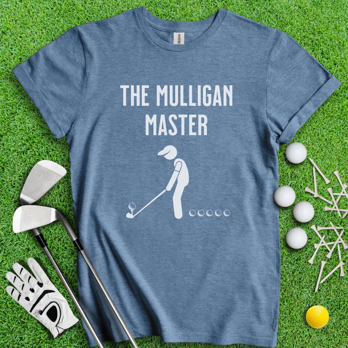 The Mulligan Master Funny Golf T - Shirt - TeeHee Golf Gear