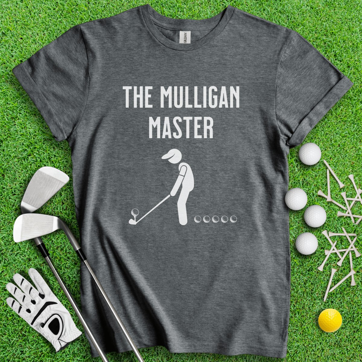 The Mulligan Master Funny Golf T - Shirt - TeeHee Golf Gear