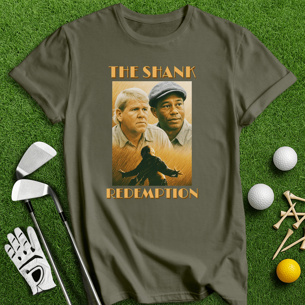 The Shank Redemption T-shirt - TeeHee Golf Gear